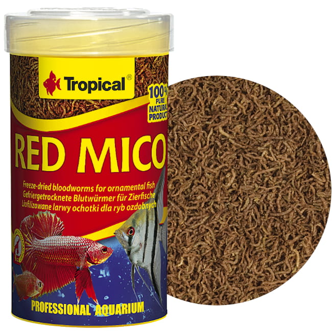 TROPICAL RED MICO 100ml 8g SUSZONA OCHOTKA LARWY